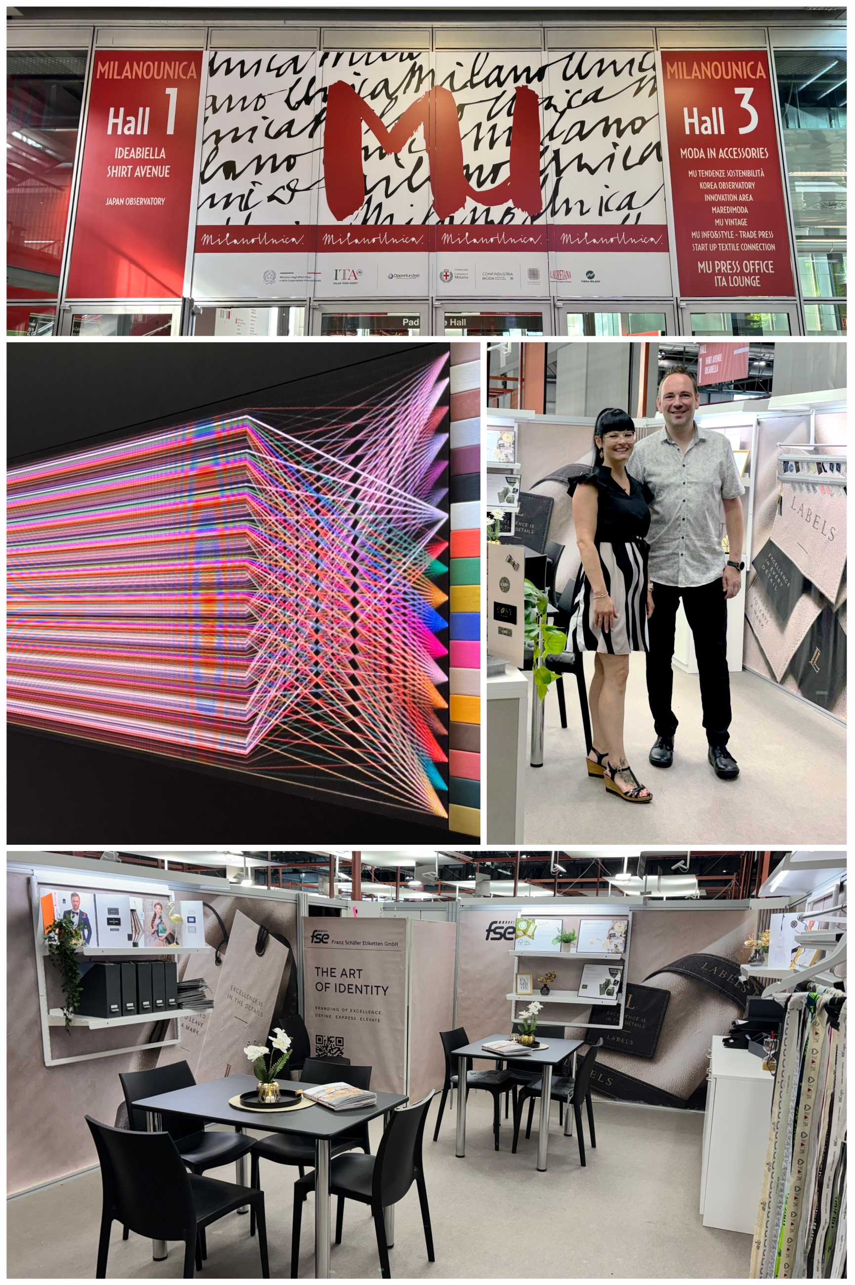 Messestand von FSE auf der Milano Unica