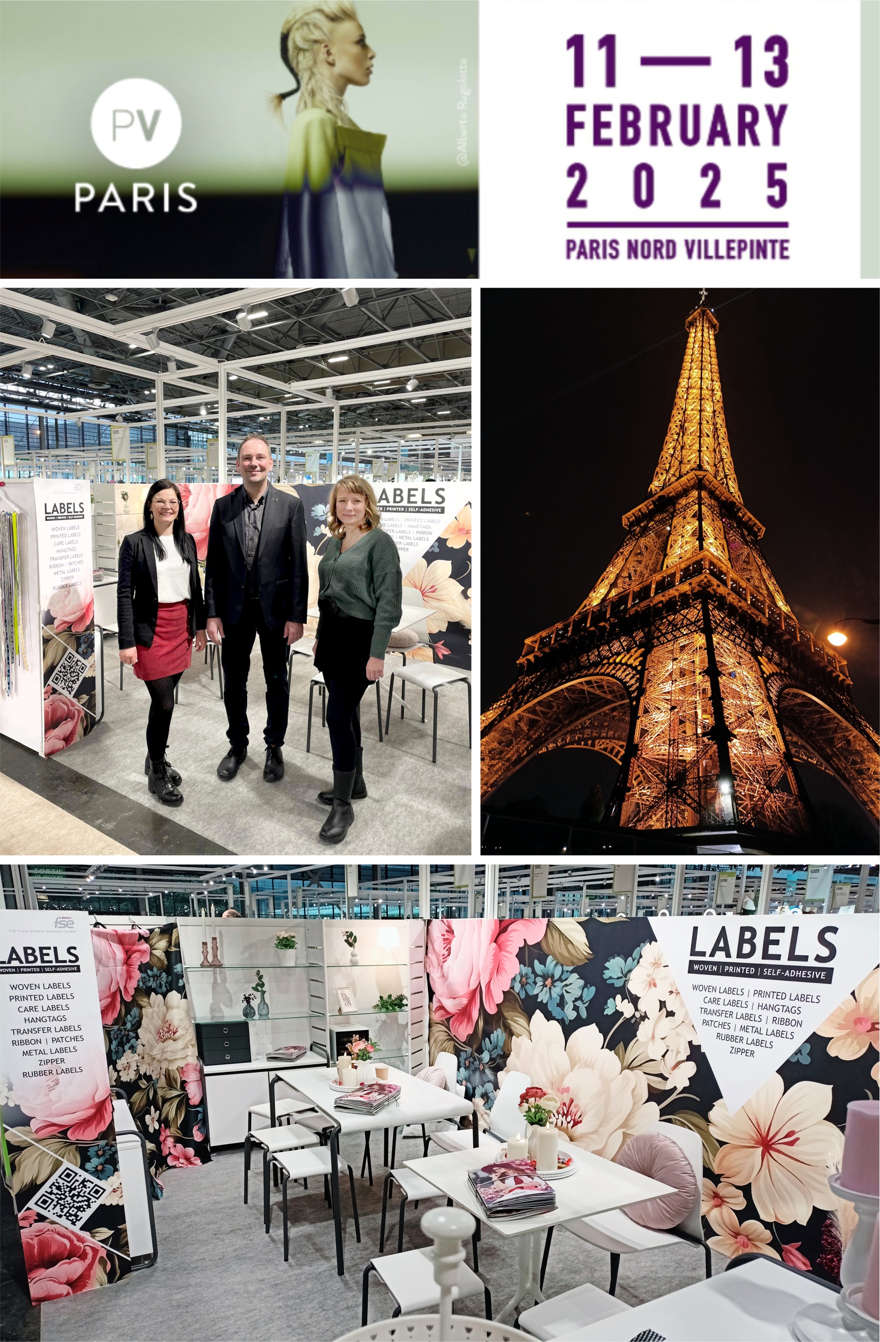 FSE Messestand auf der Première Vision Paris